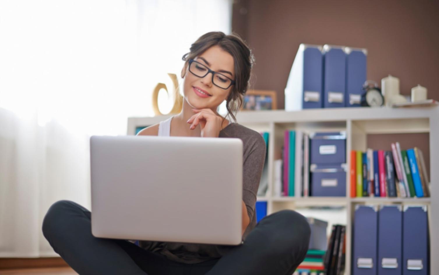 Interactive financial planning simulation software on computer screen